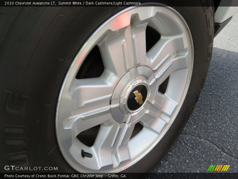 Summit White / Dark Cashmere/Light Cashmere 2010 Chevrolet Avalanche LT