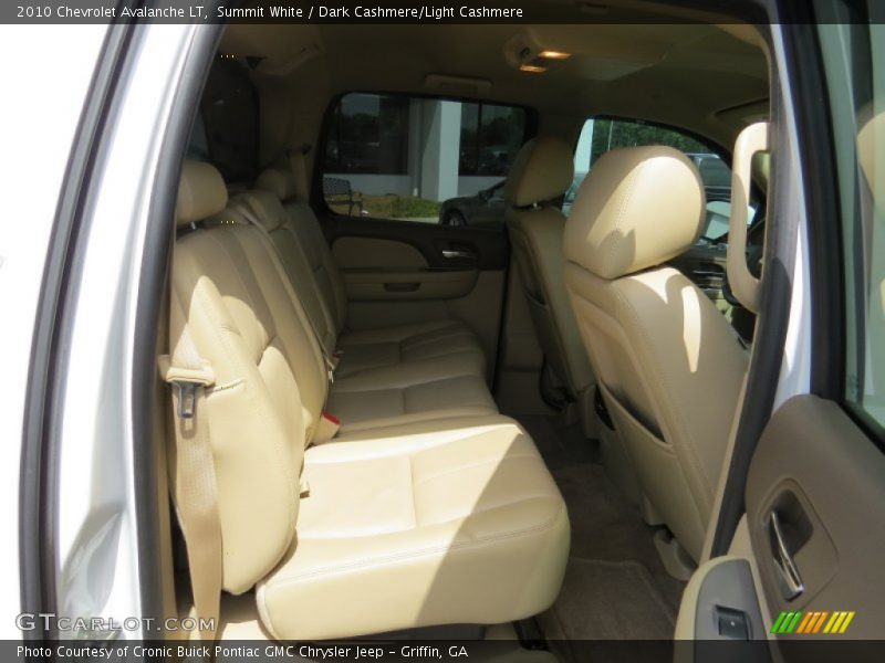 Summit White / Dark Cashmere/Light Cashmere 2010 Chevrolet Avalanche LT