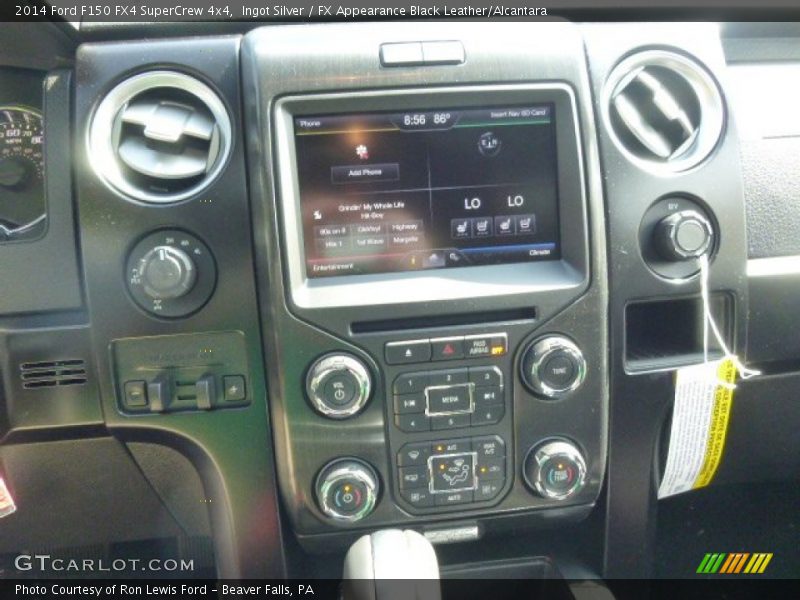 Ingot Silver / FX Appearance Black Leather/Alcantara 2014 Ford F150 FX4 SuperCrew 4x4