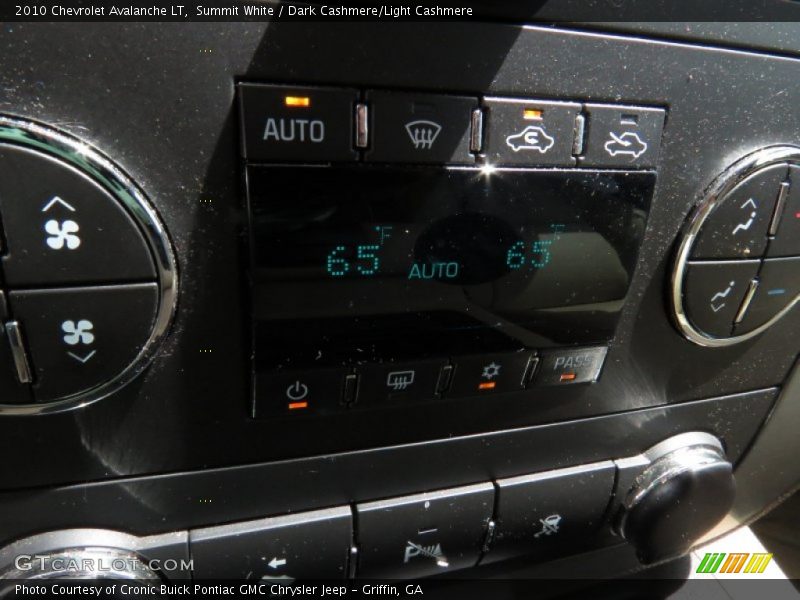 Summit White / Dark Cashmere/Light Cashmere 2010 Chevrolet Avalanche LT