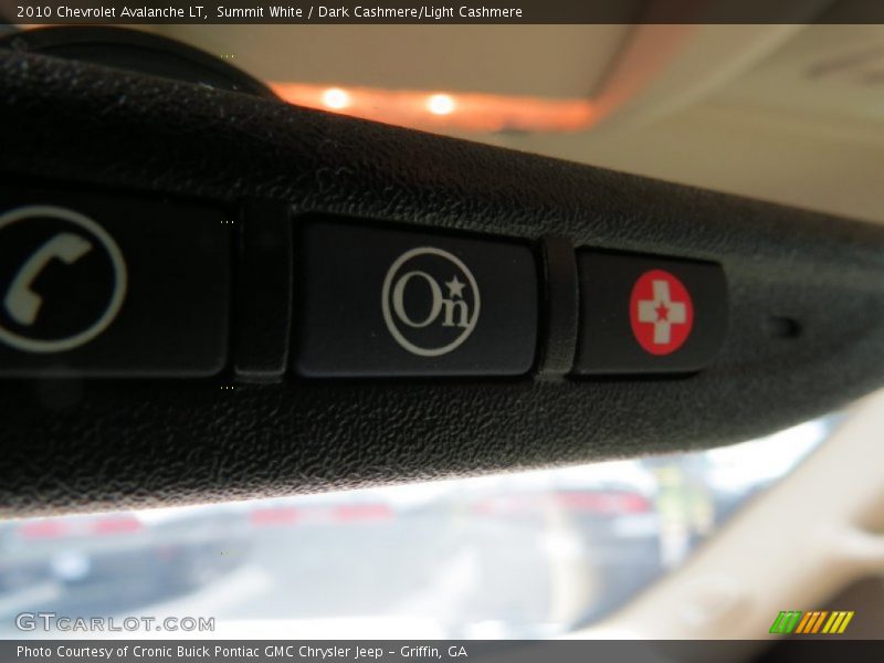 Summit White / Dark Cashmere/Light Cashmere 2010 Chevrolet Avalanche LT