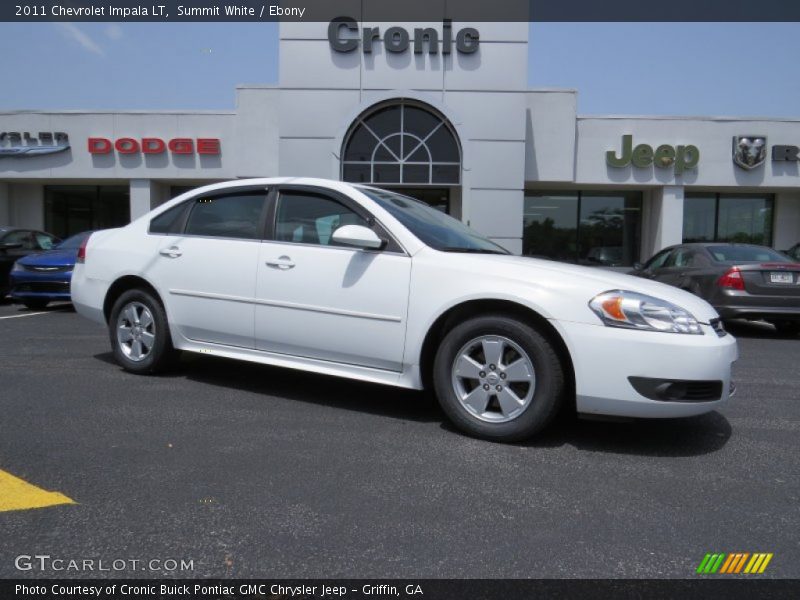 Summit White / Ebony 2011 Chevrolet Impala LT