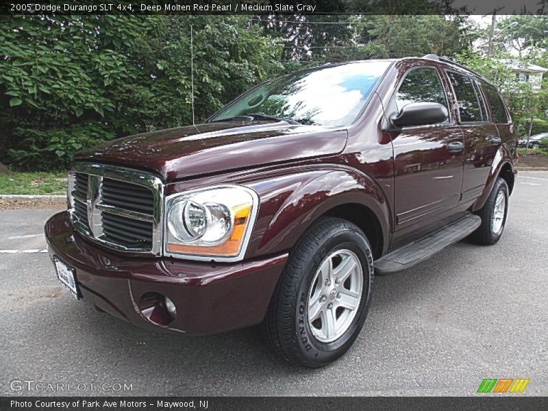 Deep Molten Red Pearl / Medium Slate Gray 2005 Dodge Durango SLT 4x4