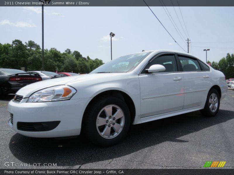 Summit White / Ebony 2011 Chevrolet Impala LT