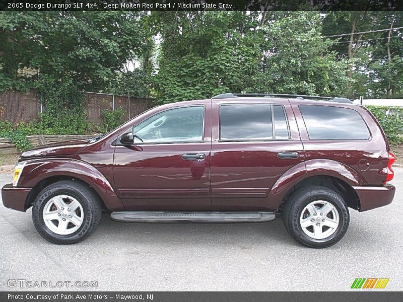 Deep Molten Red Pearl / Medium Slate Gray 2005 Dodge Durango SLT 4x4