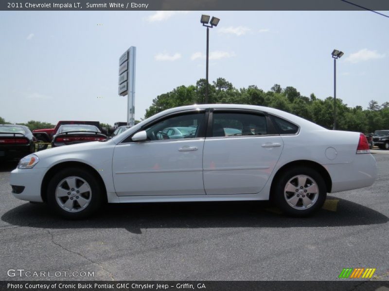 Summit White / Ebony 2011 Chevrolet Impala LT