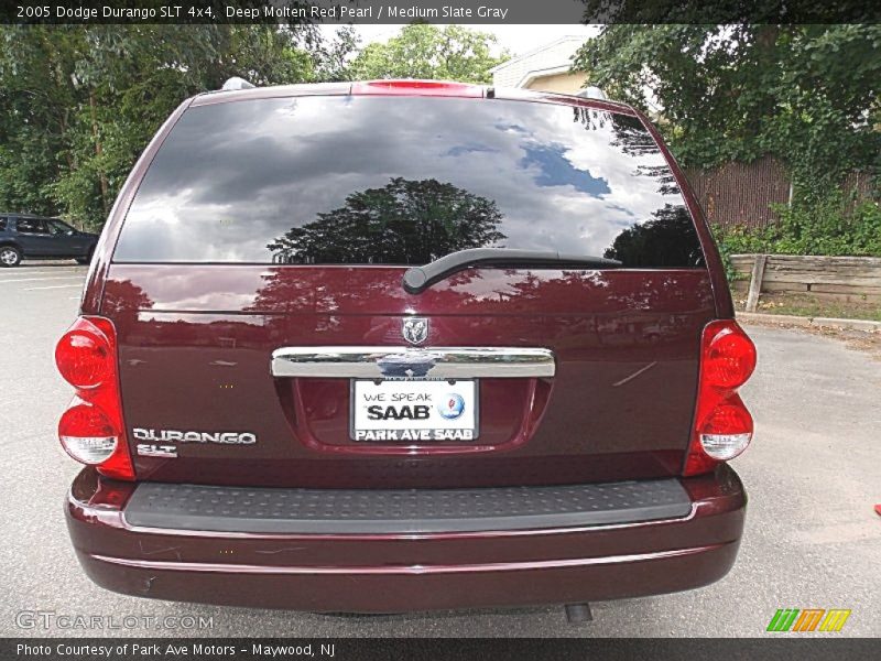 Deep Molten Red Pearl / Medium Slate Gray 2005 Dodge Durango SLT 4x4