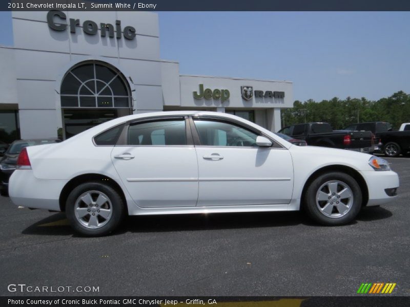 Summit White / Ebony 2011 Chevrolet Impala LT
