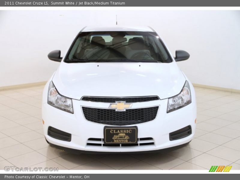 Summit White / Jet Black/Medium Titanium 2011 Chevrolet Cruze LS