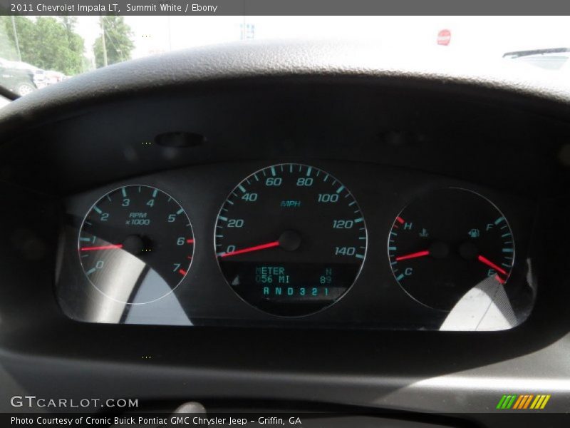 Summit White / Ebony 2011 Chevrolet Impala LT