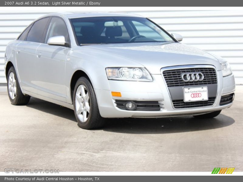 Light Silver Metallic / Ebony 2007 Audi A6 3.2 Sedan