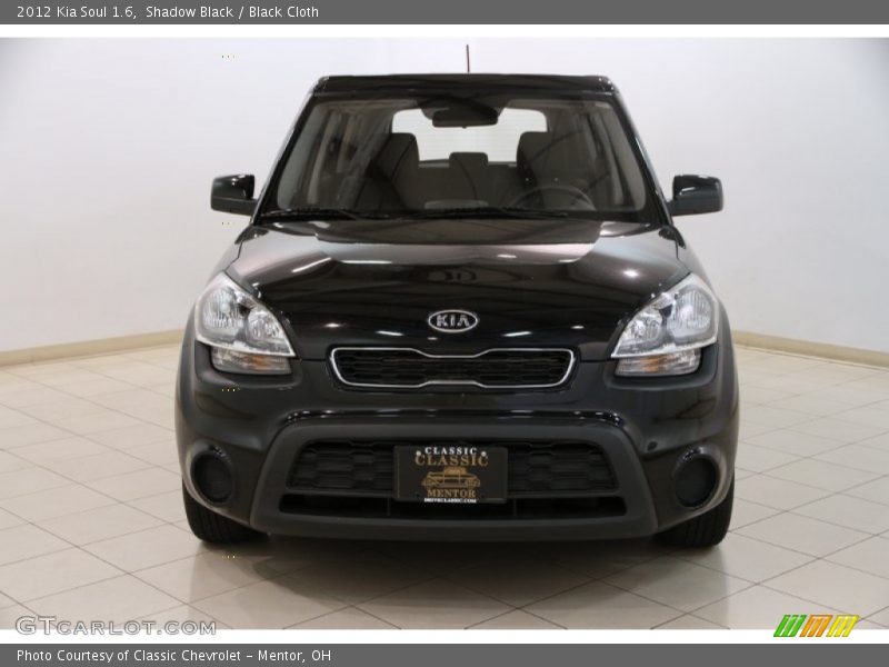 Shadow Black / Black Cloth 2012 Kia Soul 1.6