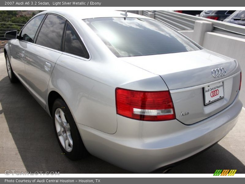 Light Silver Metallic / Ebony 2007 Audi A6 3.2 Sedan