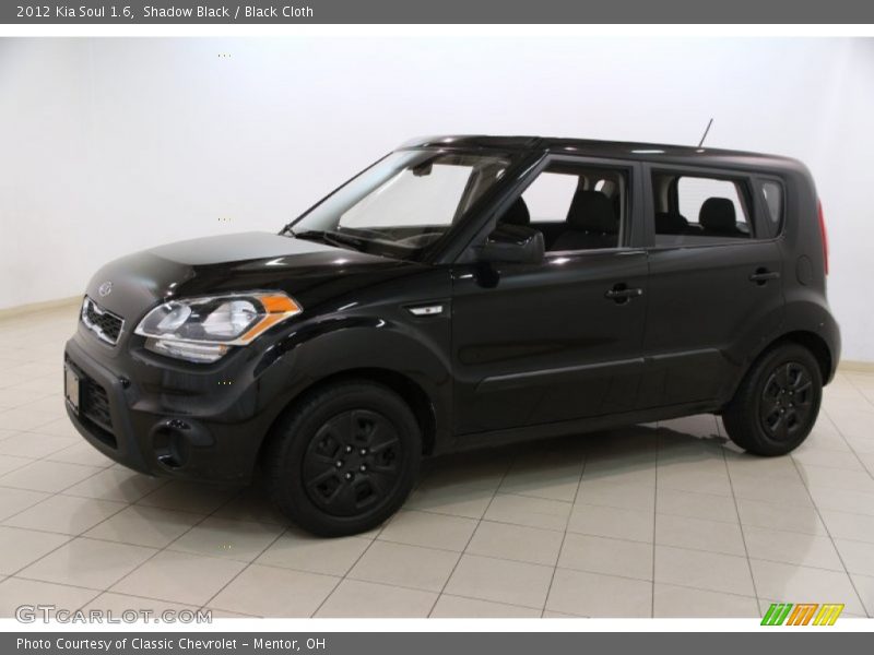 Shadow Black / Black Cloth 2012 Kia Soul 1.6