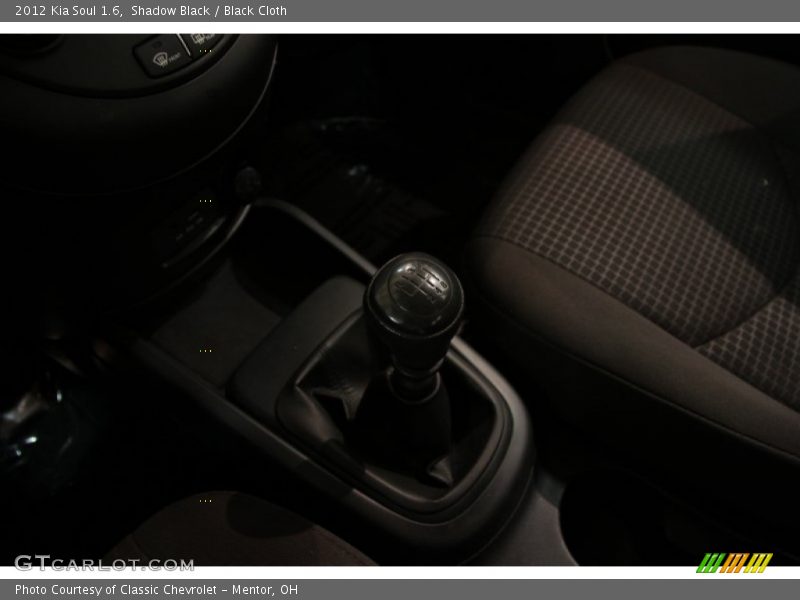 Shadow Black / Black Cloth 2012 Kia Soul 1.6