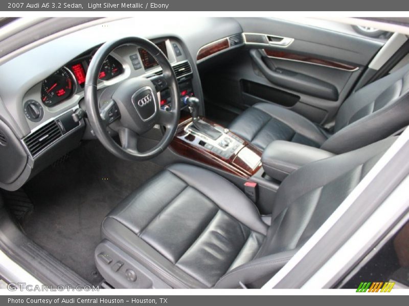 Light Silver Metallic / Ebony 2007 Audi A6 3.2 Sedan