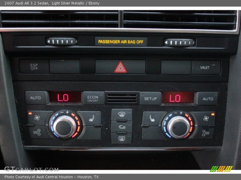 Light Silver Metallic / Ebony 2007 Audi A6 3.2 Sedan