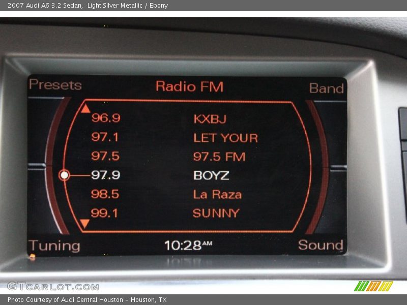 Light Silver Metallic / Ebony 2007 Audi A6 3.2 Sedan