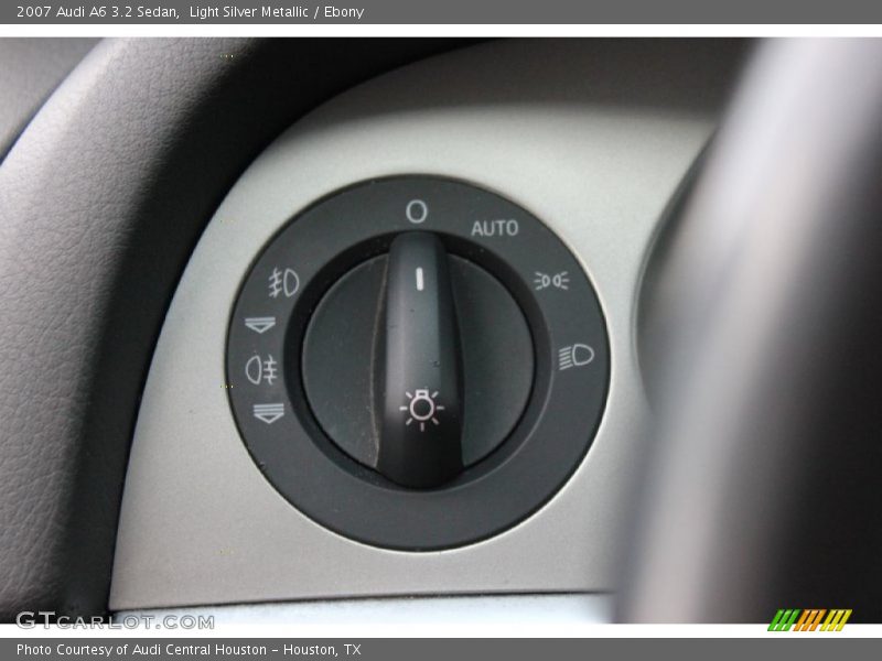 Light Silver Metallic / Ebony 2007 Audi A6 3.2 Sedan