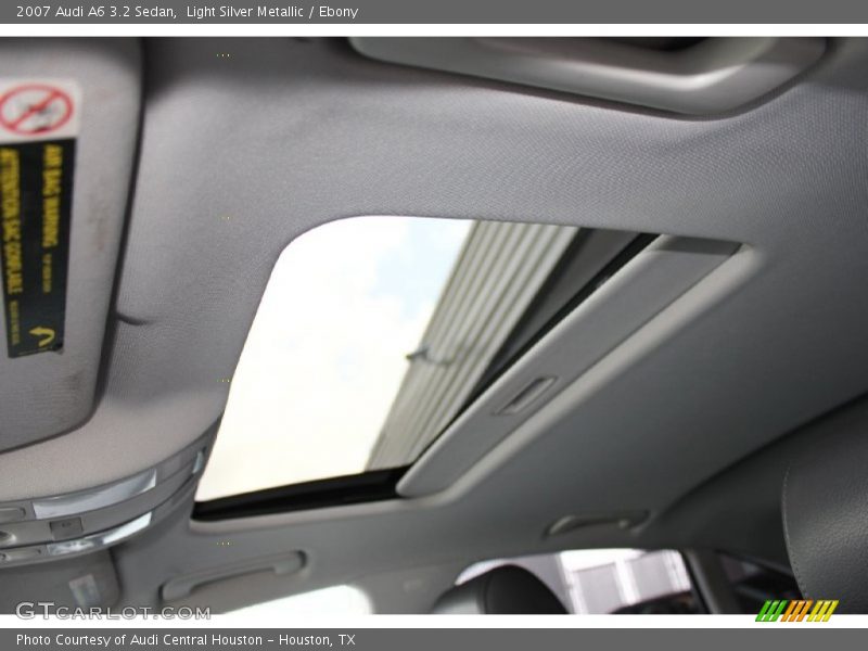 Light Silver Metallic / Ebony 2007 Audi A6 3.2 Sedan