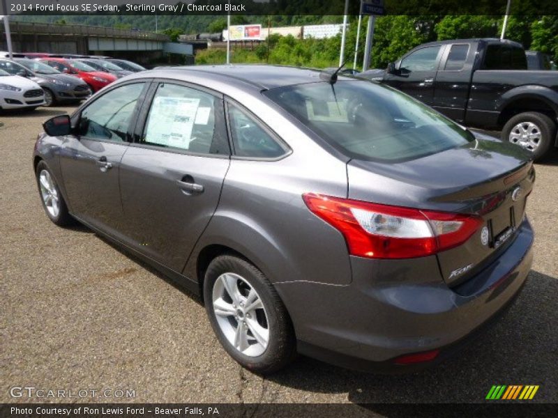 Sterling Gray / Charcoal Black 2014 Ford Focus SE Sedan