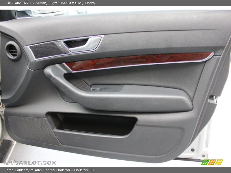 Light Silver Metallic / Ebony 2007 Audi A6 3.2 Sedan