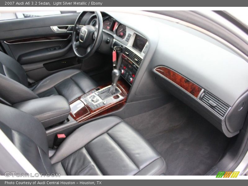 Light Silver Metallic / Ebony 2007 Audi A6 3.2 Sedan