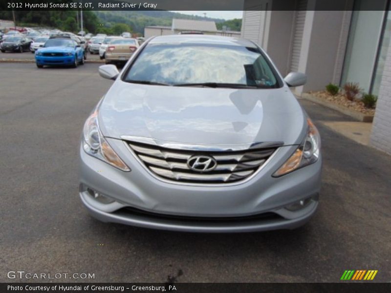 Radiant Silver / Gray 2012 Hyundai Sonata SE 2.0T