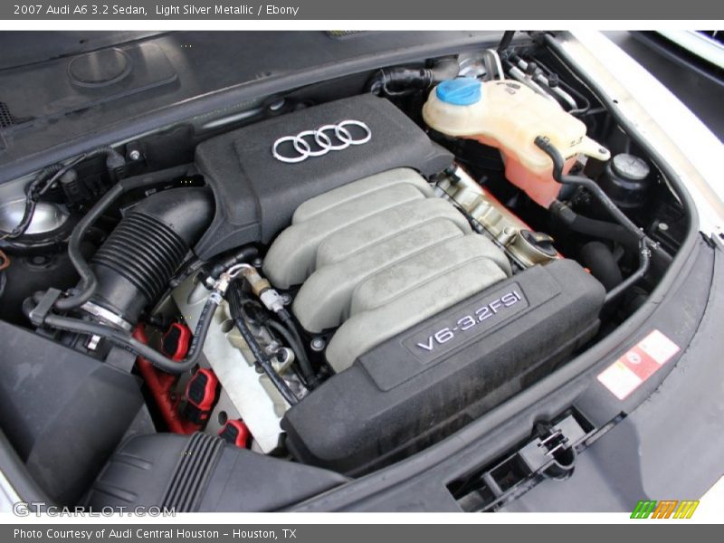Light Silver Metallic / Ebony 2007 Audi A6 3.2 Sedan