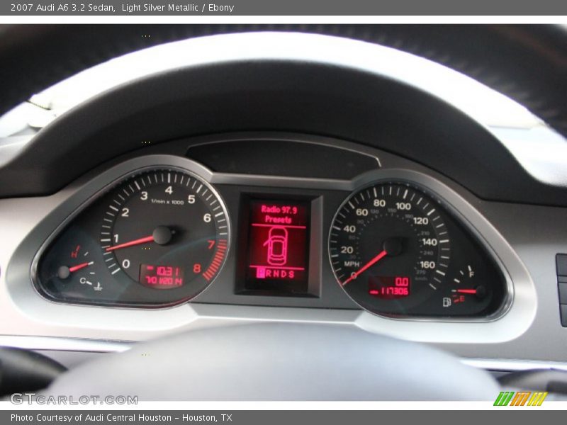 Light Silver Metallic / Ebony 2007 Audi A6 3.2 Sedan