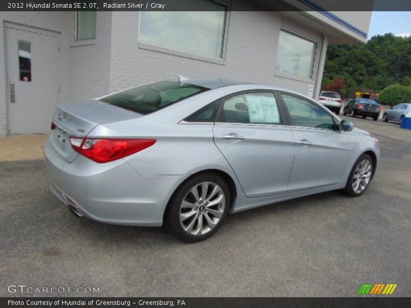 Radiant Silver / Gray 2012 Hyundai Sonata SE 2.0T