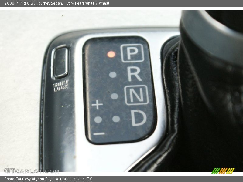 Ivory Pearl White / Wheat 2008 Infiniti G 35 Journey Sedan
