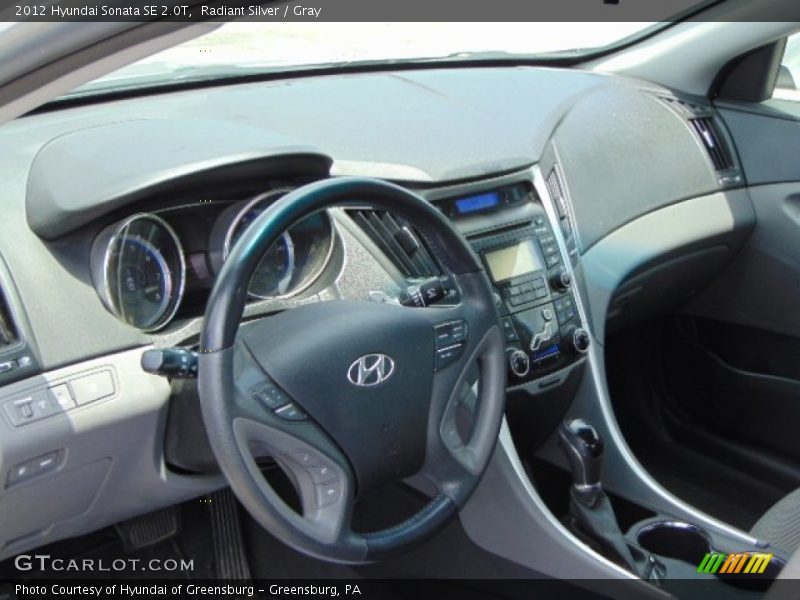 Radiant Silver / Gray 2012 Hyundai Sonata SE 2.0T