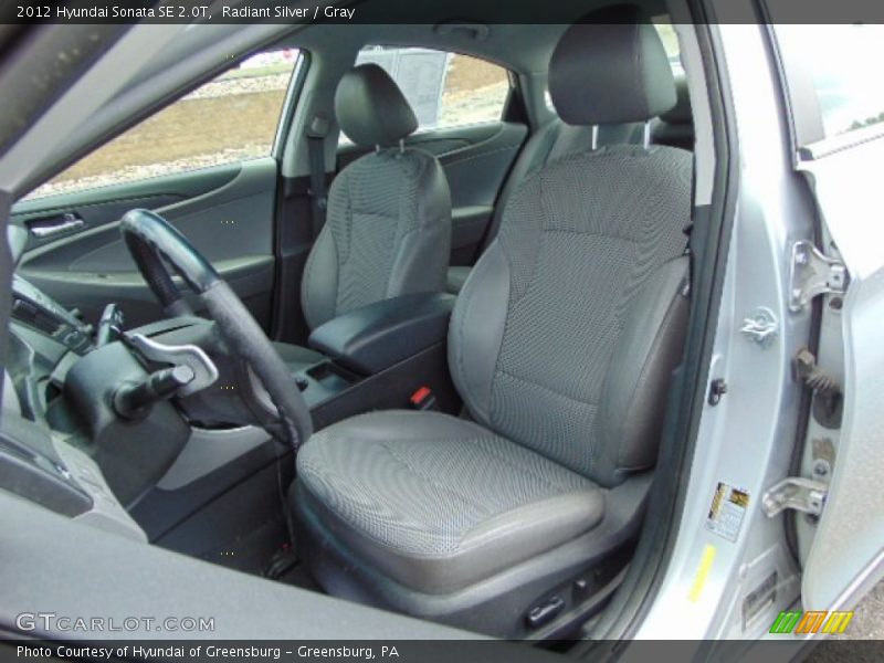 Radiant Silver / Gray 2012 Hyundai Sonata SE 2.0T