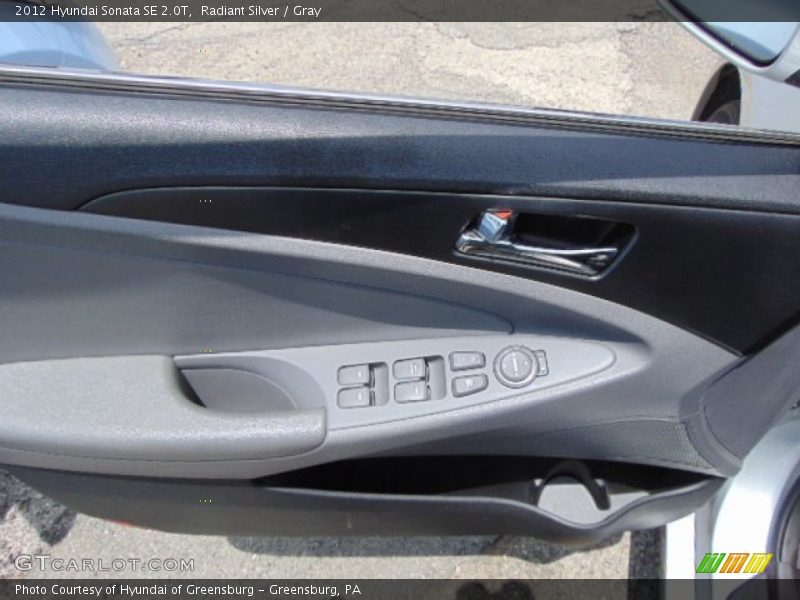 Radiant Silver / Gray 2012 Hyundai Sonata SE 2.0T