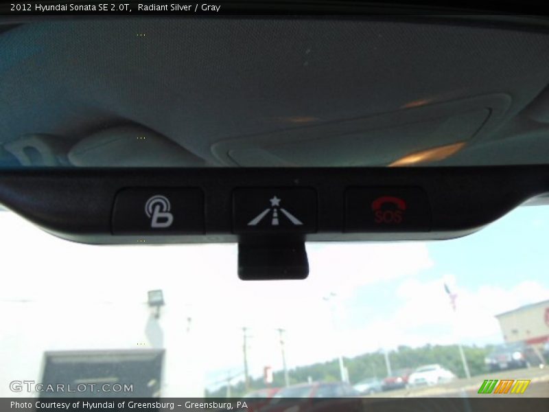 Radiant Silver / Gray 2012 Hyundai Sonata SE 2.0T