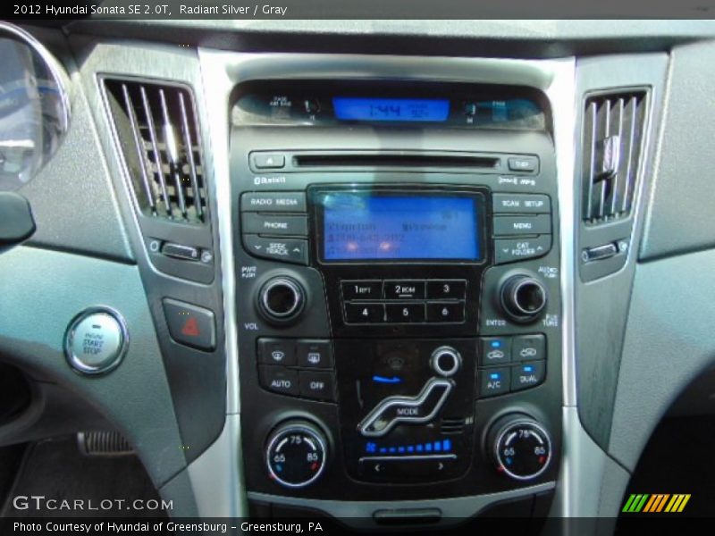 Radiant Silver / Gray 2012 Hyundai Sonata SE 2.0T
