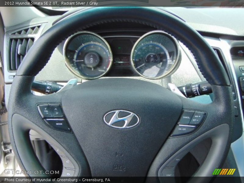 Radiant Silver / Gray 2012 Hyundai Sonata SE 2.0T