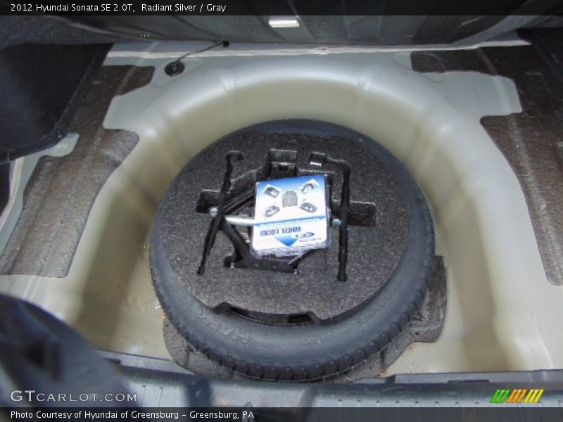 Radiant Silver / Gray 2012 Hyundai Sonata SE 2.0T