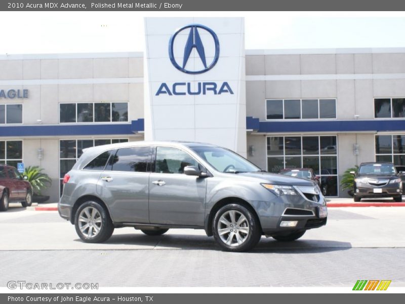 Polished Metal Metallic / Ebony 2010 Acura MDX Advance