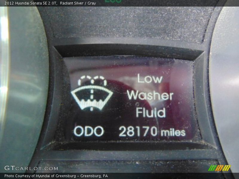 Radiant Silver / Gray 2012 Hyundai Sonata SE 2.0T