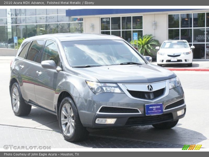 Polished Metal Metallic / Ebony 2010 Acura MDX Advance