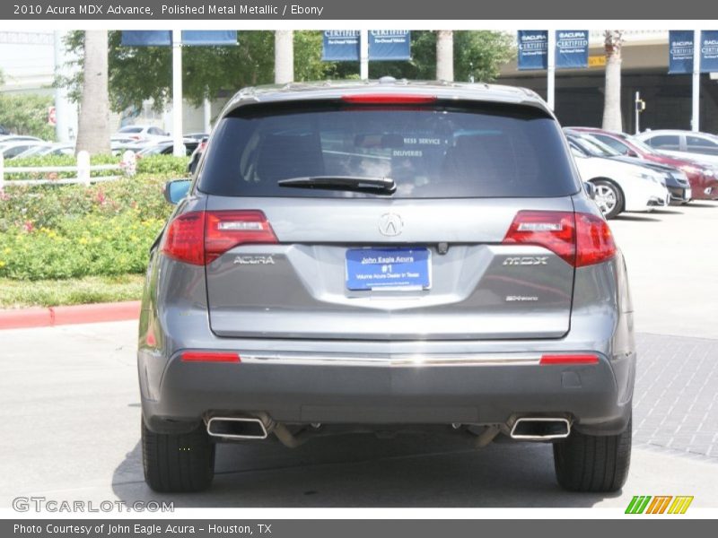 Polished Metal Metallic / Ebony 2010 Acura MDX Advance