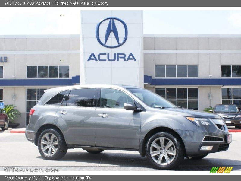 Polished Metal Metallic / Ebony 2010 Acura MDX Advance