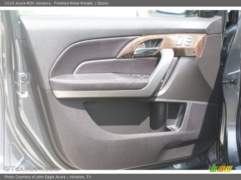 Polished Metal Metallic / Ebony 2010 Acura MDX Advance