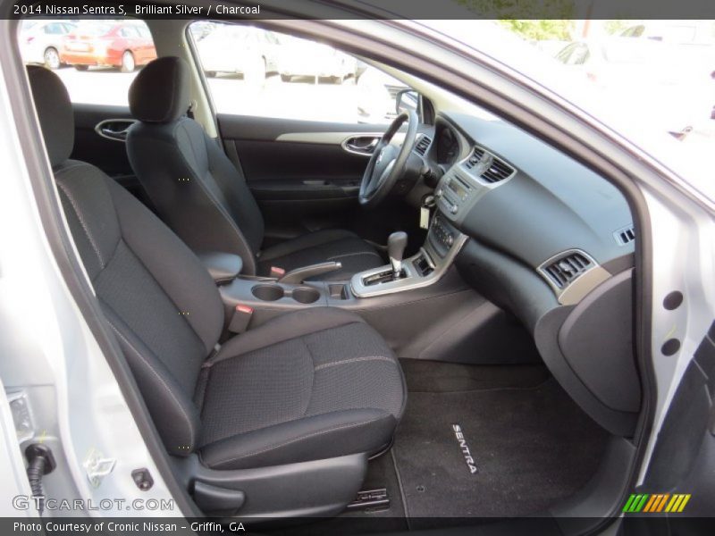 Brilliant Silver / Charcoal 2014 Nissan Sentra S