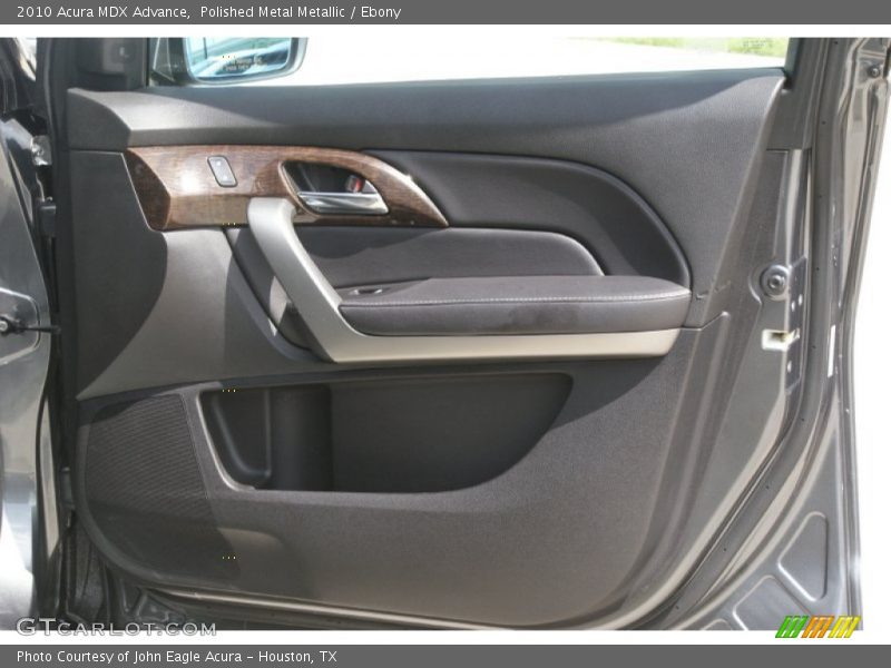 Polished Metal Metallic / Ebony 2010 Acura MDX Advance