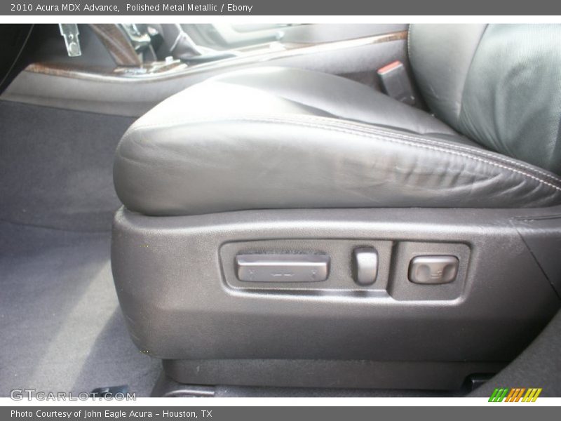 Polished Metal Metallic / Ebony 2010 Acura MDX Advance