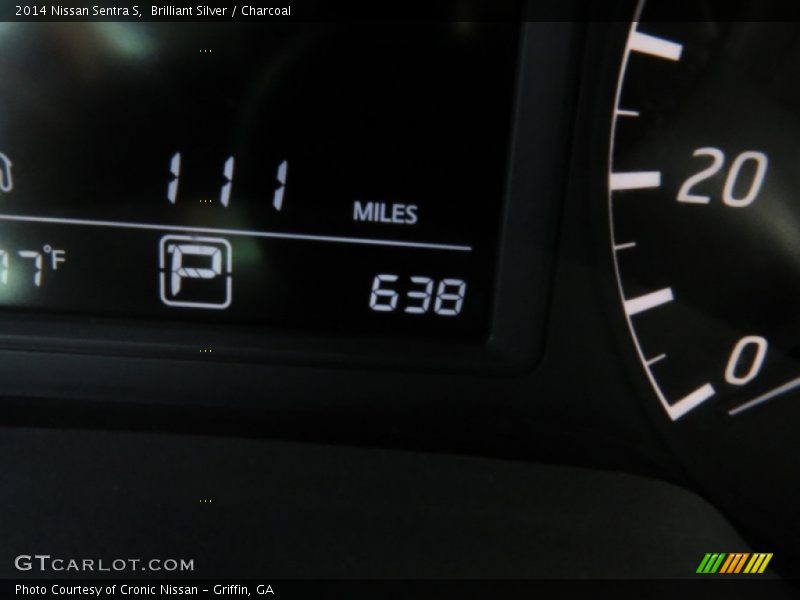 Brilliant Silver / Charcoal 2014 Nissan Sentra S