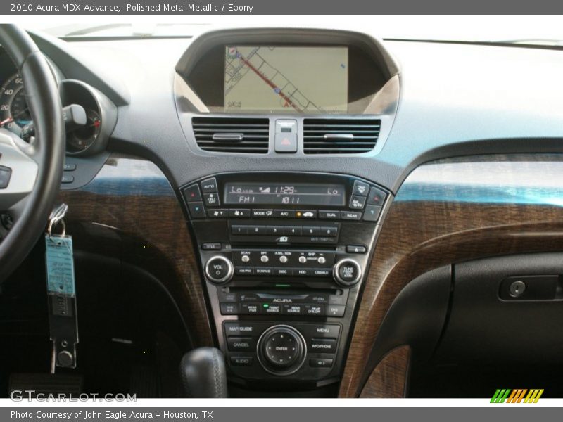 Polished Metal Metallic / Ebony 2010 Acura MDX Advance